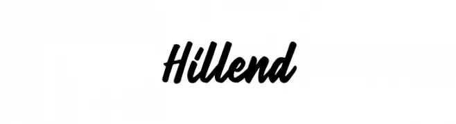 Hillend  font caratteri gratis