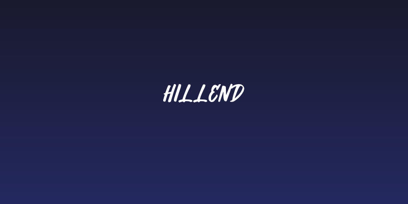Hillend Social Header