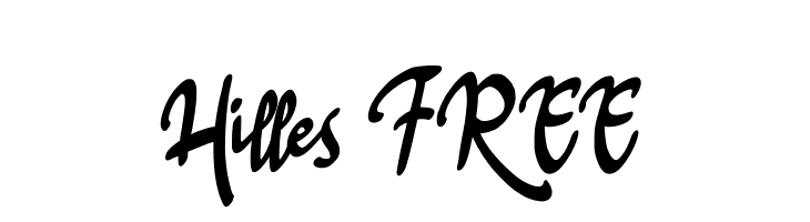 Hilles FREE  font caratteri gratis