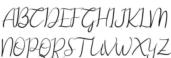 Hilliard Demo Italic Font OTHER CHARS