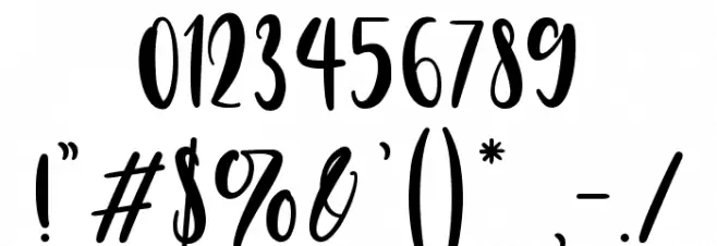 Hillogam Font OTHER CHARS