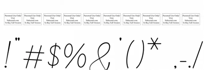 Hillonest Signature Font OTHER CHARS