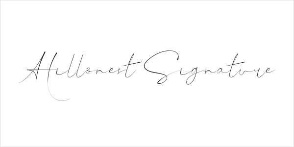 Hillonest Signature Logo