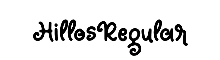 HillosRegular  नि: शुल्क फ़ॉन्ट्स डाउनलोड