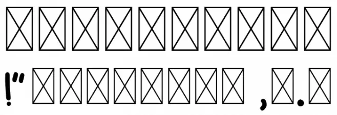 HillosRegular Font OTHER CHARS