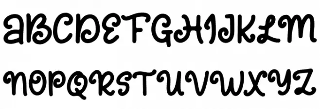 HillosRegular Schriftart Groß