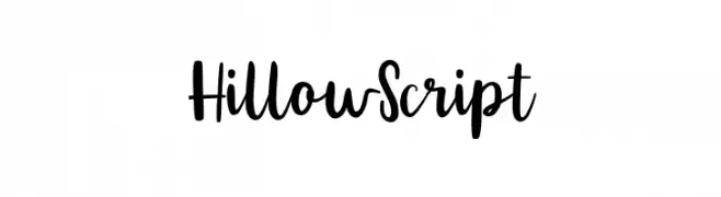 HillowScript Polices