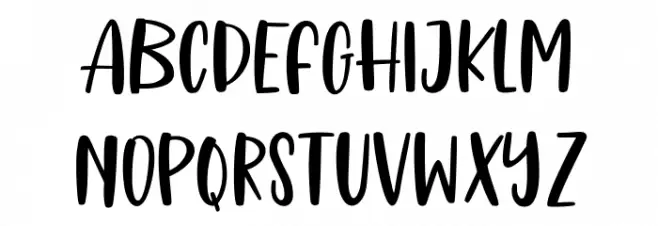 HillowScript Polices MAJUSCULES