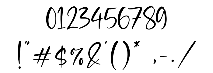 Hills Eatery Font OTHER CHARS