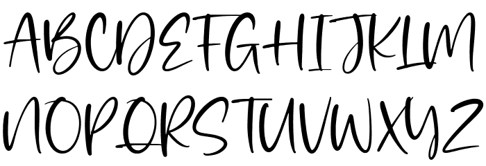 Hills Eatery Font UPPERCASE