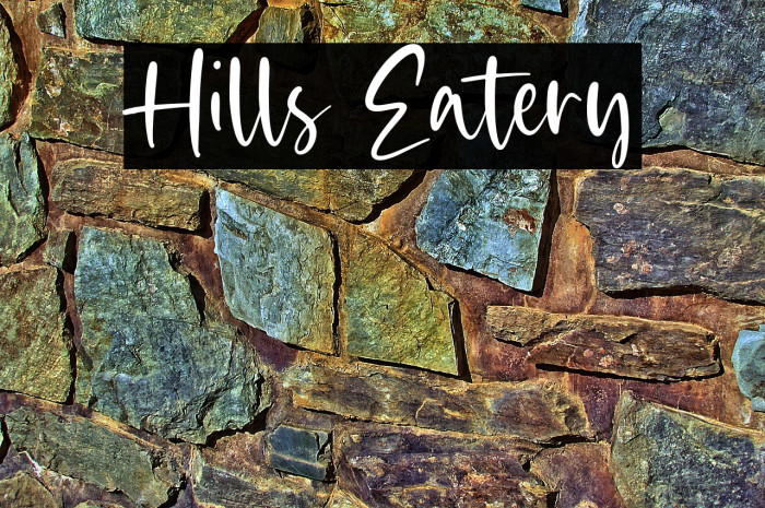 Hills Eatery Example 1