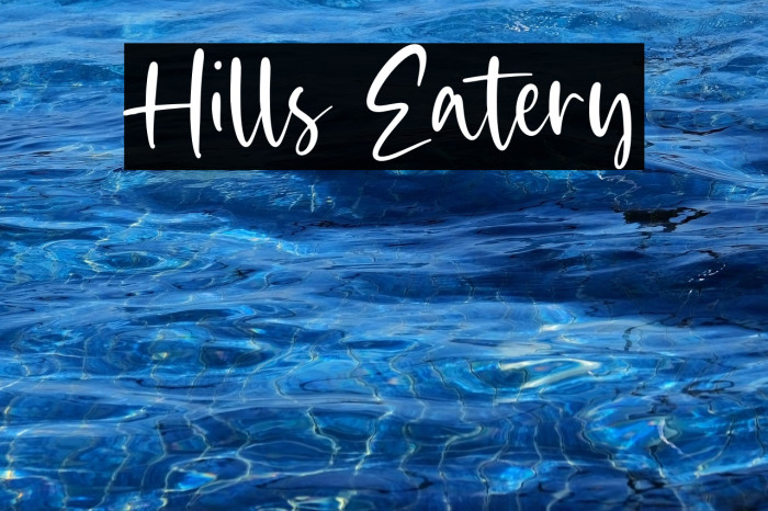 Hills Eatery Example 3