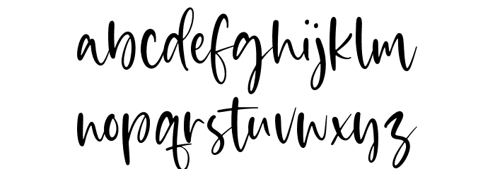 Hills Eatery Font LOWERCASE
