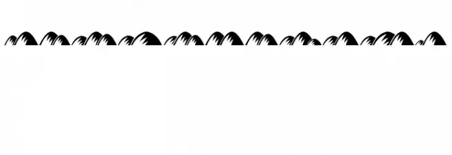 Hills Regular Schriftart Groß