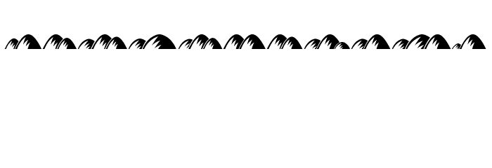 Hills Regular Font LOWERCASE