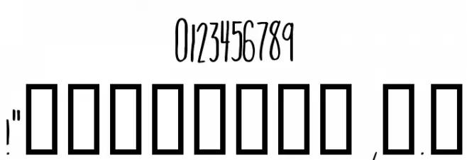 HillsideVista-Regular Font OTHER CHARS