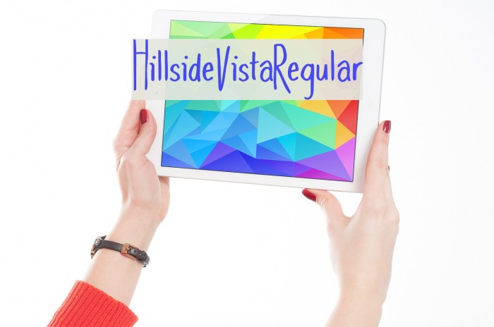 HillsideVista-Regular Font examples