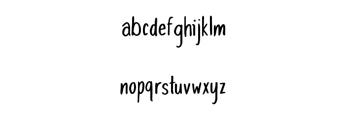 HillsideVista-Regular Font LOWERCASE