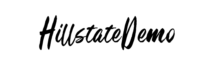 Hillstate Demo  免费字体下载