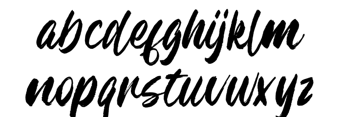 Hillstate Demo Font LOWERCASE