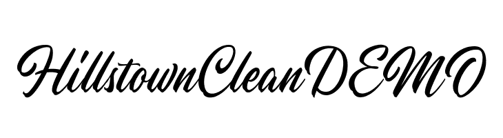 HillstownCleanDEMO  baixar fontes gratis