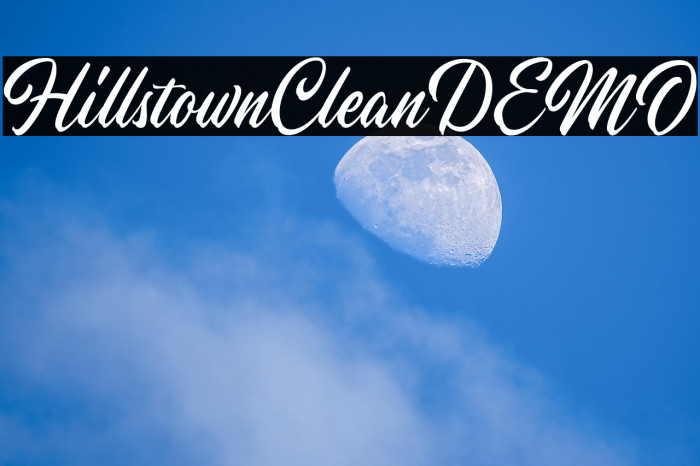 HillstownCleanDEMO Example 2