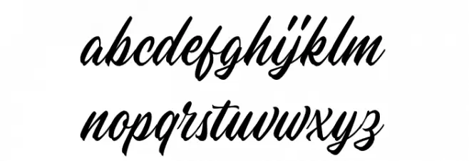 HillstownCleanDEMO Schriftart Kleinbuchstaben