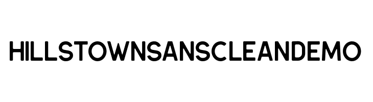 HillstownSansCleandemo  les polices de caractères gratuit tlcharger