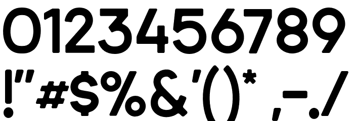 HillstownSansCleandemo Font OTHER CHARS