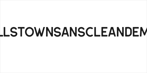 HillstownSansCleandemo Logo