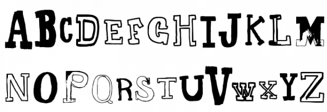 Hillyard Schriftart Groß