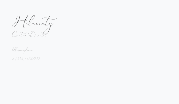 Hilmeraty Business Card