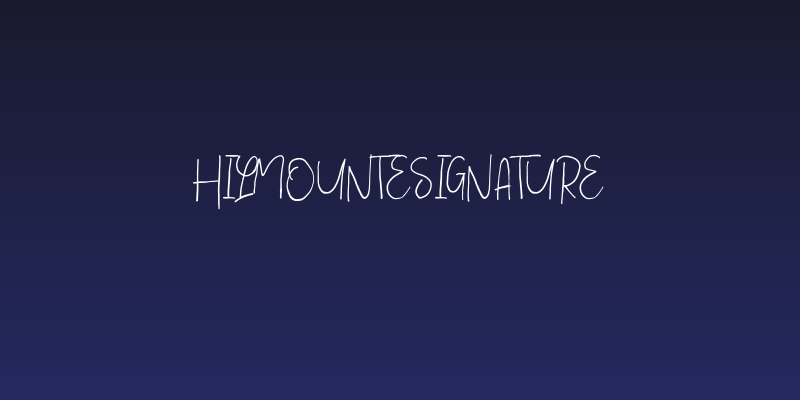 HilmounteSignature Social Header