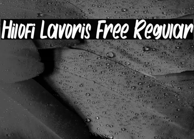 Hilofi Lavoris Free Regular Font examples