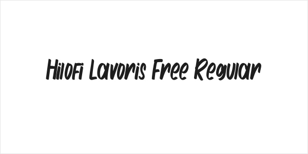 Hilofi Lavoris Free Regular Logo