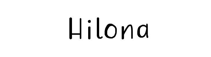Hilona  Скачать бесплатные шрифты