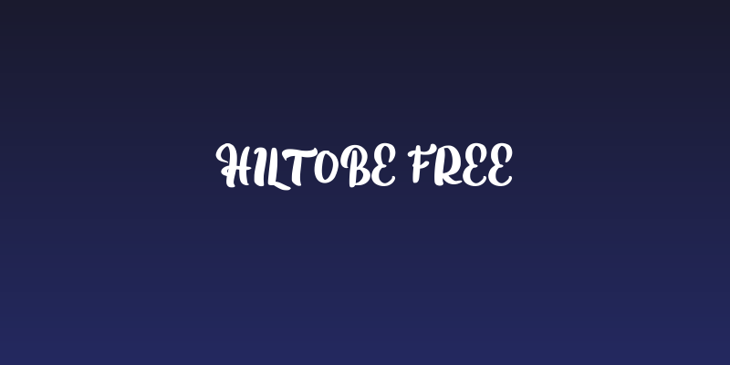 Hiltobe FREE Social Header