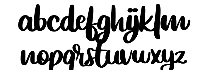 Hiltobe FREE Font LOWERCASE