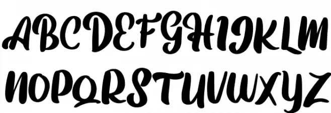 HiltobeFREE フォント 大文字
