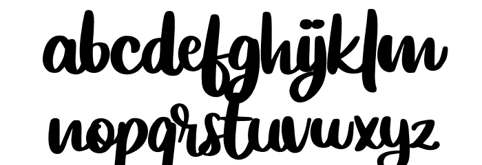 HiltobeFREE Font LOWERCASE