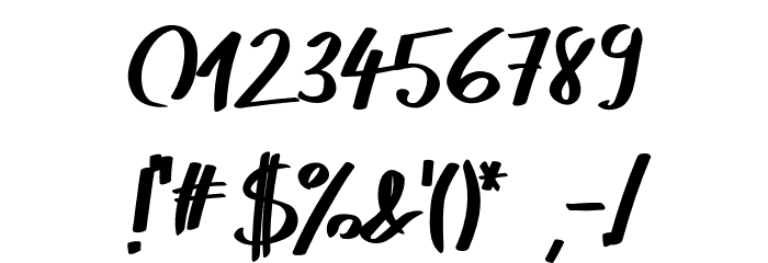 Hilton-Bold Font OTHER CHARS