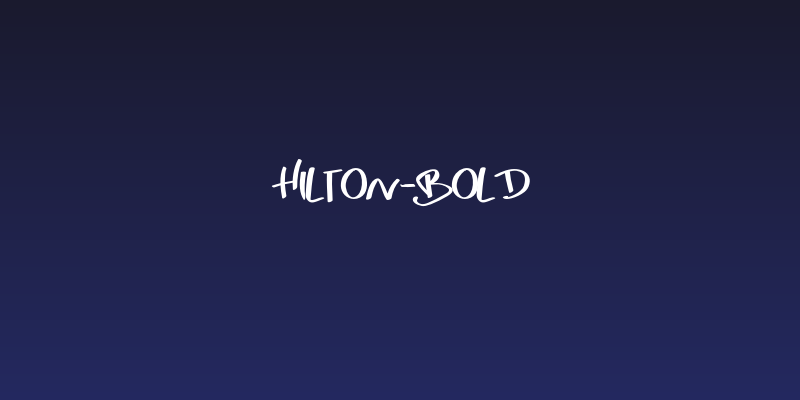 Hilton-Bold Social Header