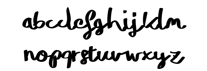 Hilton-Bold Font LOWERCASE