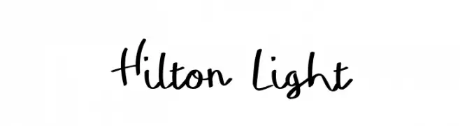 Hilton Light  font caratteri gratis