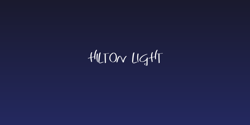 Hilton Light Social Header
