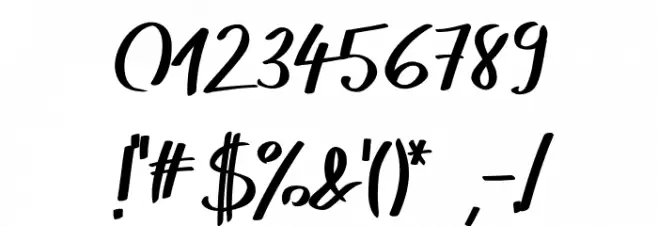 Hilton Font OTHER CHARS