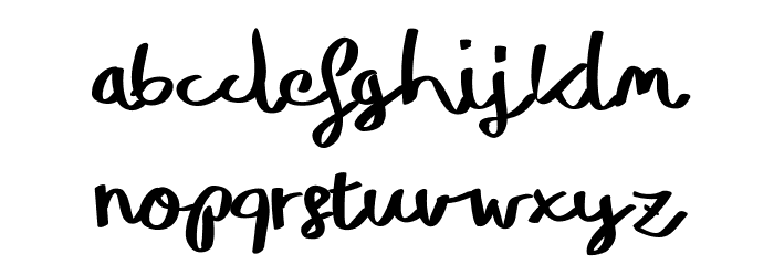 Hilton Font LOWERCASE