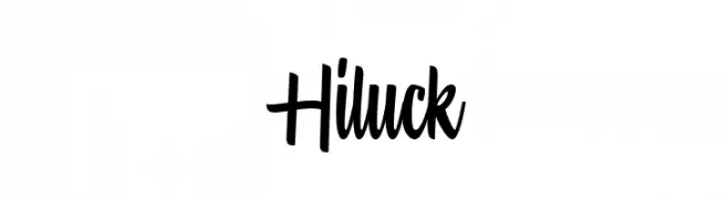 Hiluck  Descarca Fonturi Gratis
