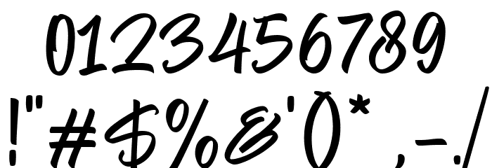 Hiluck Font OTHER CHARS