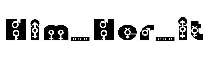 Him_Her_It Schriftart